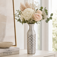 Formano Bodenvase Aus Keramik Gold Matt-GläNzend Mit Relief -724649