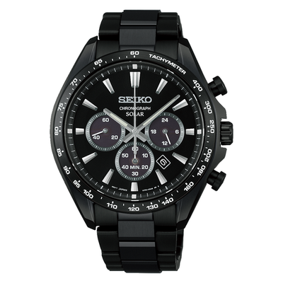 SEIKO クォーツ腕時計 ブラック 互換品】セイコー5 対応 BAMBI バンビ ブラックサンダー 黒い稲妻