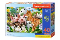 Puzzle Maxi 40 ElementóW. Farm Friends Castorland
