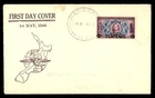 Mayfairstamps New Zealand FDC 1944 Kings and Queen Revalued First Day Cover aaw_