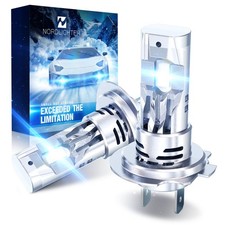 H7 Fog Light Bulbs 600 Brighter 6500K Xenon White Mini Plug  Play