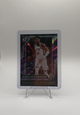 2024-25 Donruss Giannis Antetokounmpo Franchise Features Purple Laser /99