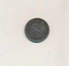 1850 10C SEATED LIBERTY ONE DIME TEN CENT COIN
