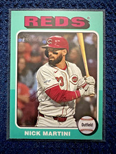 2024 Topps Heritage High Number Nick Martini Aqua Border #591 Reds