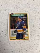 1990-91 Paul Cavallini Bowman hockey card #22 - St Louis Blues