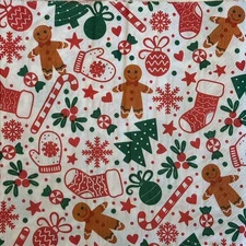 two Individual Christmas Gingerbread Man Luncheon decoupage Paper napkins Tree