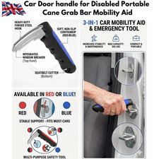 2 in 1 Car Door handle for Disabled Portable Car Cane Grab Bar Mobility Aid