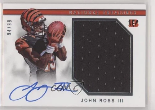 2017 National Treasures Rookie Material Signatures RPS /99 John Ross III Auto RC