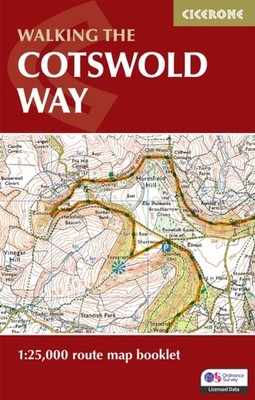 The Cotswold Way Map Booklet 1:25,000 OS Route Mapping (Paperback Book)