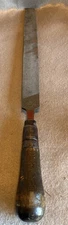 VTG SIMONDS STEEL FILE 12” NUCUT MILL 2ND USA LUTZ WOODEN HANDLE GREAT TOOL