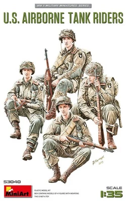 MINIART Cavaliers de chars aéroportés américains - 1/35 - MINIART 53040 - Photo 1/4