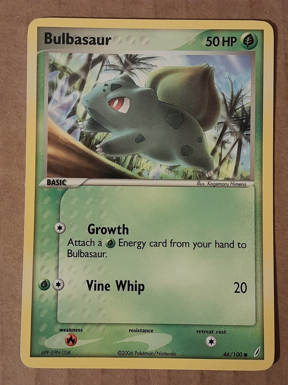 Pokemon Bulbasaur 46/100 Crystal Guardians NM-Mint See Pictures
