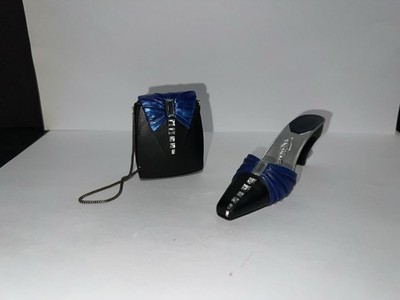 Just the Right Shoe Midnight Promises Raine Willitts 2000 Purse Heel Set (READ)