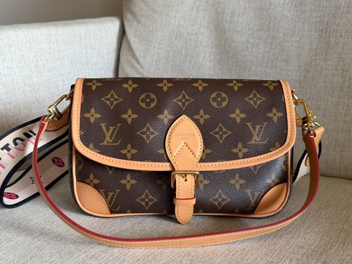Louis Vuitton Diane PM Satchel Monogram Shoulder & Crossbody Bag, Full Set w box