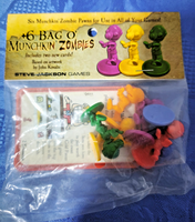 Munchkin: +6 Bag O' Munchkin Zombies | 6 Spielfiguren + 2 Karten | Neu & Ovp |