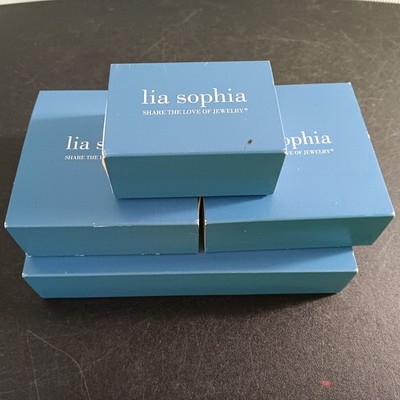 Lot Of 4 lia Sophia Jewelry Pieces (1 Choker, 1 Necklace, 2 Earrings)