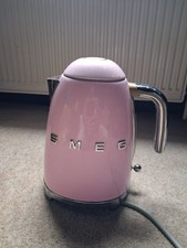 Smeg Pink Kettle KLF03PKUK Retro Style 1.7L 3Kw Stainless Steel -