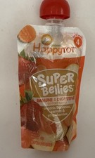 16x Happy Tot Super Bellies Pouch Organic Bananas Carrots Strawberries Baby Food