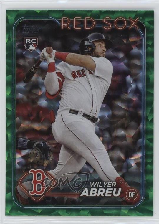 2024 Topps Series 2 Green Foil 279/499 Wilyer Abreu #672 Rookie RC 1d4b