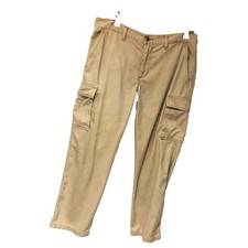 Vintage Polo Ralph Lauren Tan Cargo Pants Cotton Womens 6 32 x 27 Hiking Camping