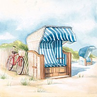 "20 Servietten\"Day At The Beach\"Maritim*Beachlife*Strandkorb*Meer*DüNen 33X33"