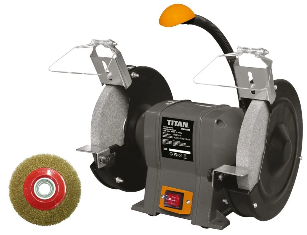 Titan ttb521grb 200mm electric bench grinder 240v deals