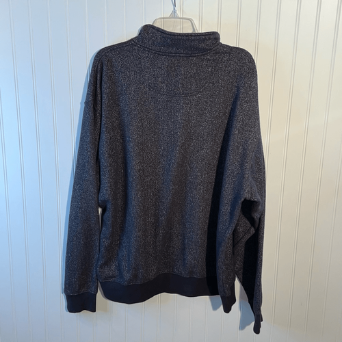 Orvis Long Sleeved Sweater Men’s XLarge Gray 1/4 Zip Long Sleeve Knit Ribbed Hem - Picture 8 of 11