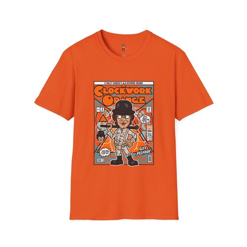 Lustiges T-Shirt Retro Funko Pop Style Clockwork Orange Unisex Softstyle T-Shirt - Bild 2 von 61