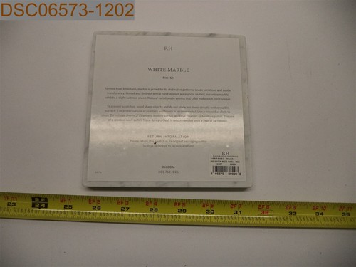 Restoration Hardware Mod Swatch White Marble WMAR 6" x 6" 66870989, 466879890003 - Picture 2 of 5