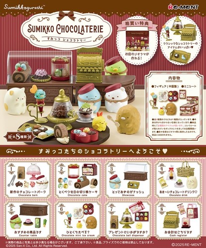 Juego completo Re-Ment Miniatures Japón Sumikko Gurashi Chocolatería Chocolate Shop - Imagen 3 de 11