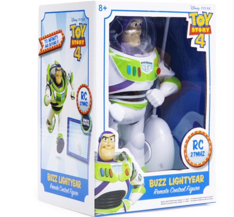 ホビーラジコン Pixar box Disney Pixar Toy Story 4 BUZZ LIGHTYEAR with Remote Control