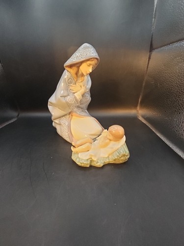 Lladro 5477 & 5478 Virgin Mary And Baby Jesus- No Box - Picture 21 of 22