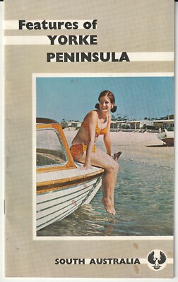 Vintage 1971 South Australian Tourist Pamphlet - Features of Yorke Peninsula