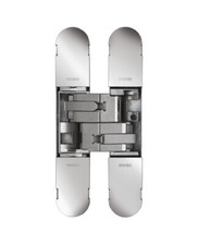 CERNIERA A SCOMPARSA 3D CEAM PER PORTA OTTONE E CROMO SATINATO ART 1130S