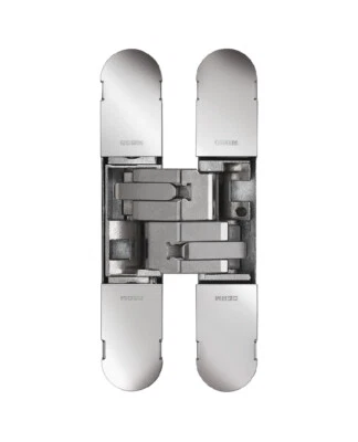 CERNIERA A SCOMPARSA 3D CEAM PER PORTA OTTONE E CROMO SATINATO ART 1130S