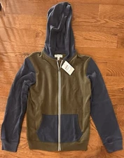 Tucker + Tate Color Block Zip Up Hoodie Youth Large Sweatshirt New with Tags NWT