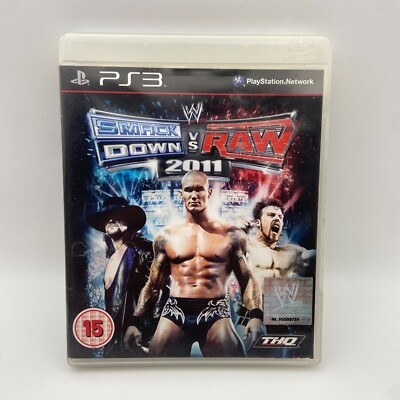Ps3 WWE Smackdown Vs Raw Spiel 2011 Playstation 3 Buch dabei Sony