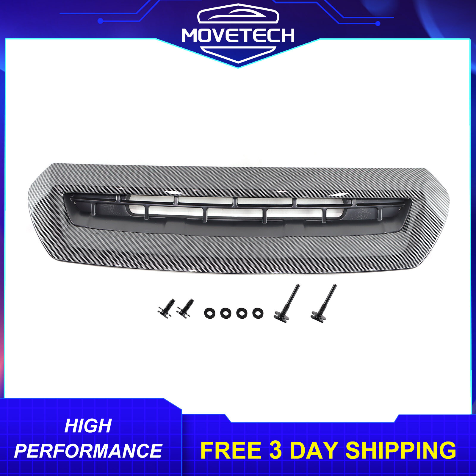 For 2017 2018 2019 GMC Sierra 2500 HD 3500 HD Carbon Fibre Hood Air