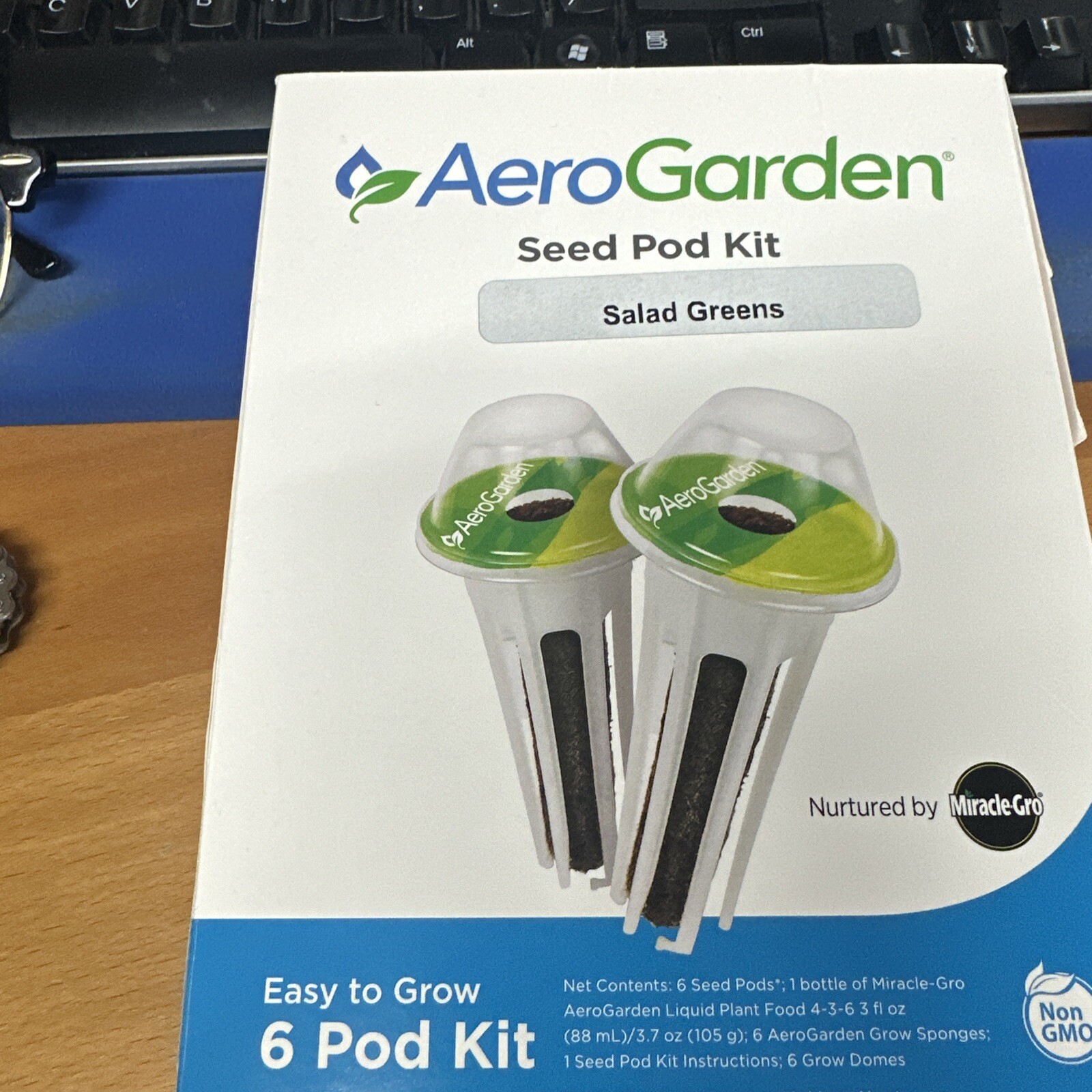 Aero Garden Seed Pod Kit Salad Greens Sealed SELL By 4/24