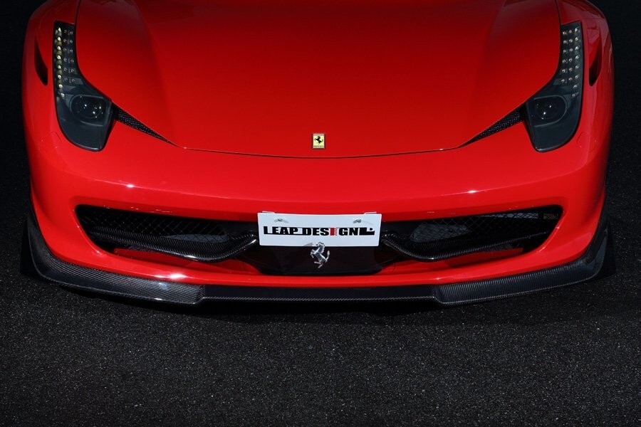 Leap Design Front Duct Wing Carbon Fiber 2010 - 2016 Ferrari 458