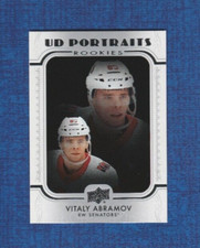 2019-20 Upper Deck UD Portraits Rookies # P-42 Vitaly Abramov