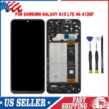 QC For Samsung Galaxy A13 LTE 4G A135F LCD Touch Screen Assembly Display Frame