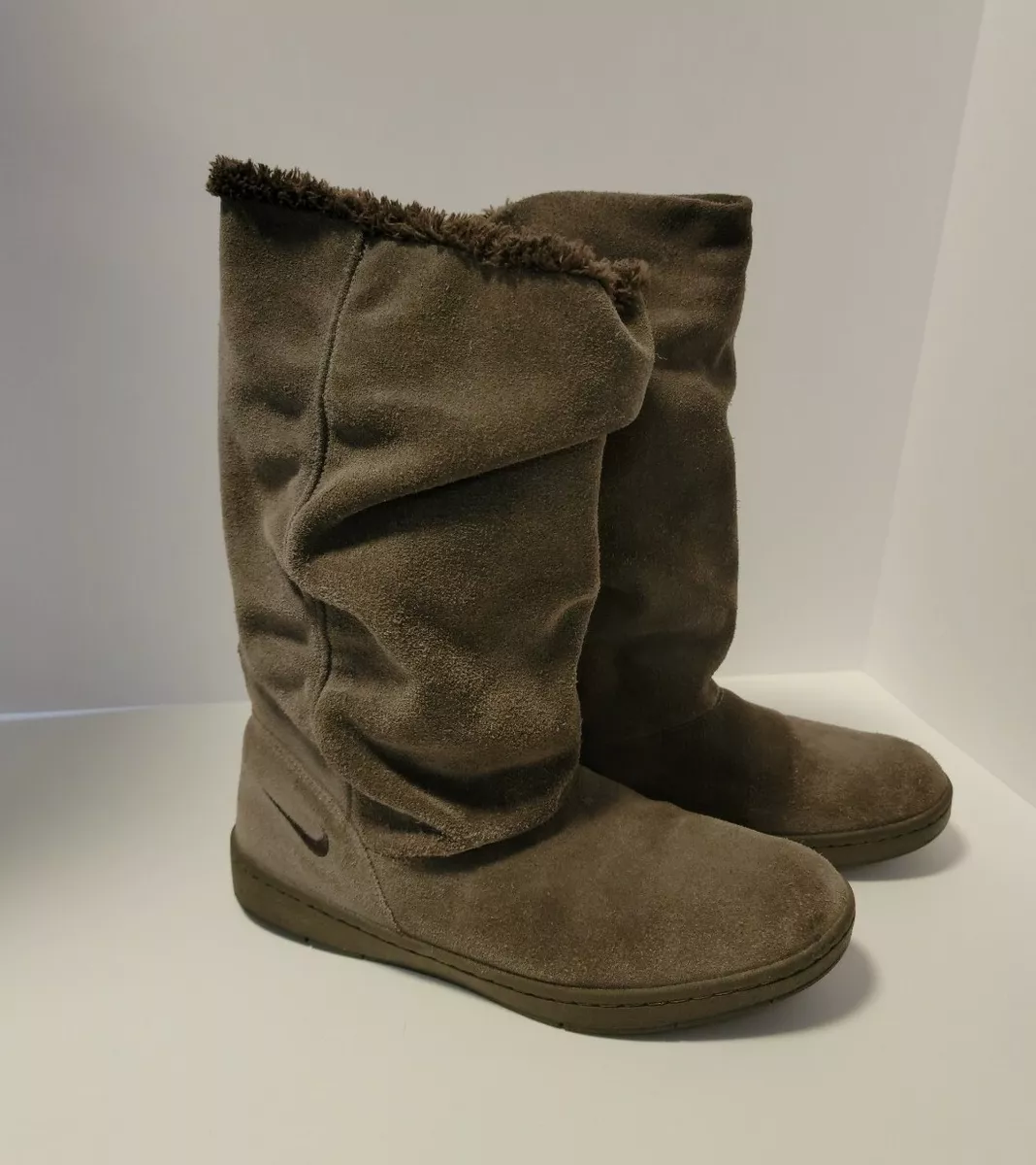 juego destilación ex Nike Womens Gray Suede Sneaker Slouch Hoodie Lined Boots Sensory Motion  Size 9 | eBay