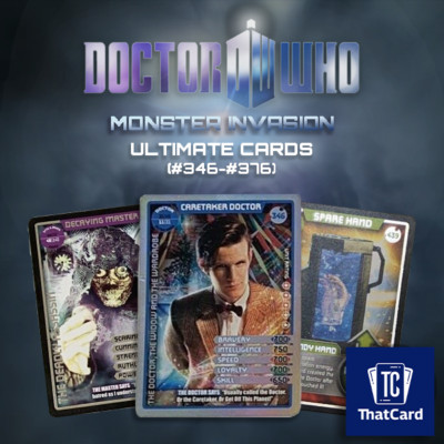 Dr Doctor Who Monster Invasion - Ultimate Limited Edition Karten aussuchen - 346-476 