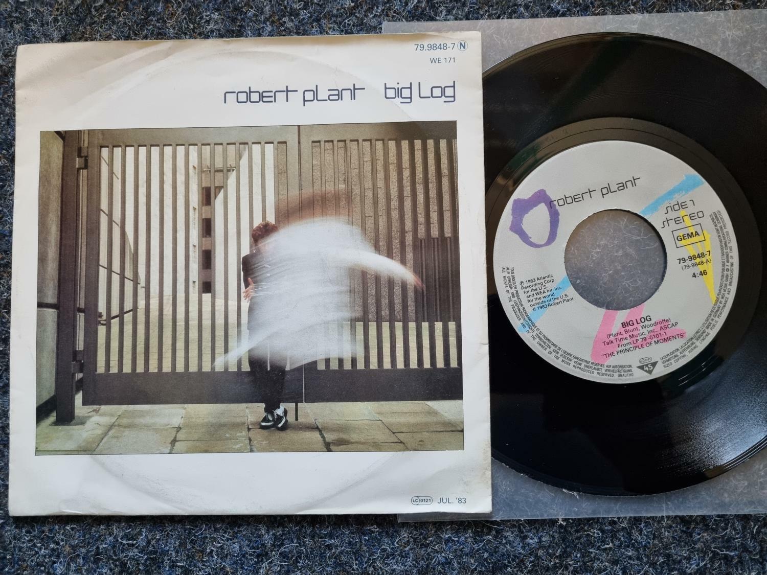 7"" Single Vinyl Robert Plant - Big log Germany
