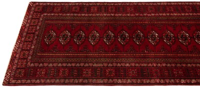 Grand Tapis Persan Senneh 155x117 Cm - Noué Main, Laine Et Coton, Motif Oriental Rouge