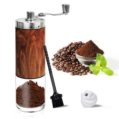 AGCAN Manual Coffee Grinder Portable Coffee Bean Mill Grinder with Ceramic Bur