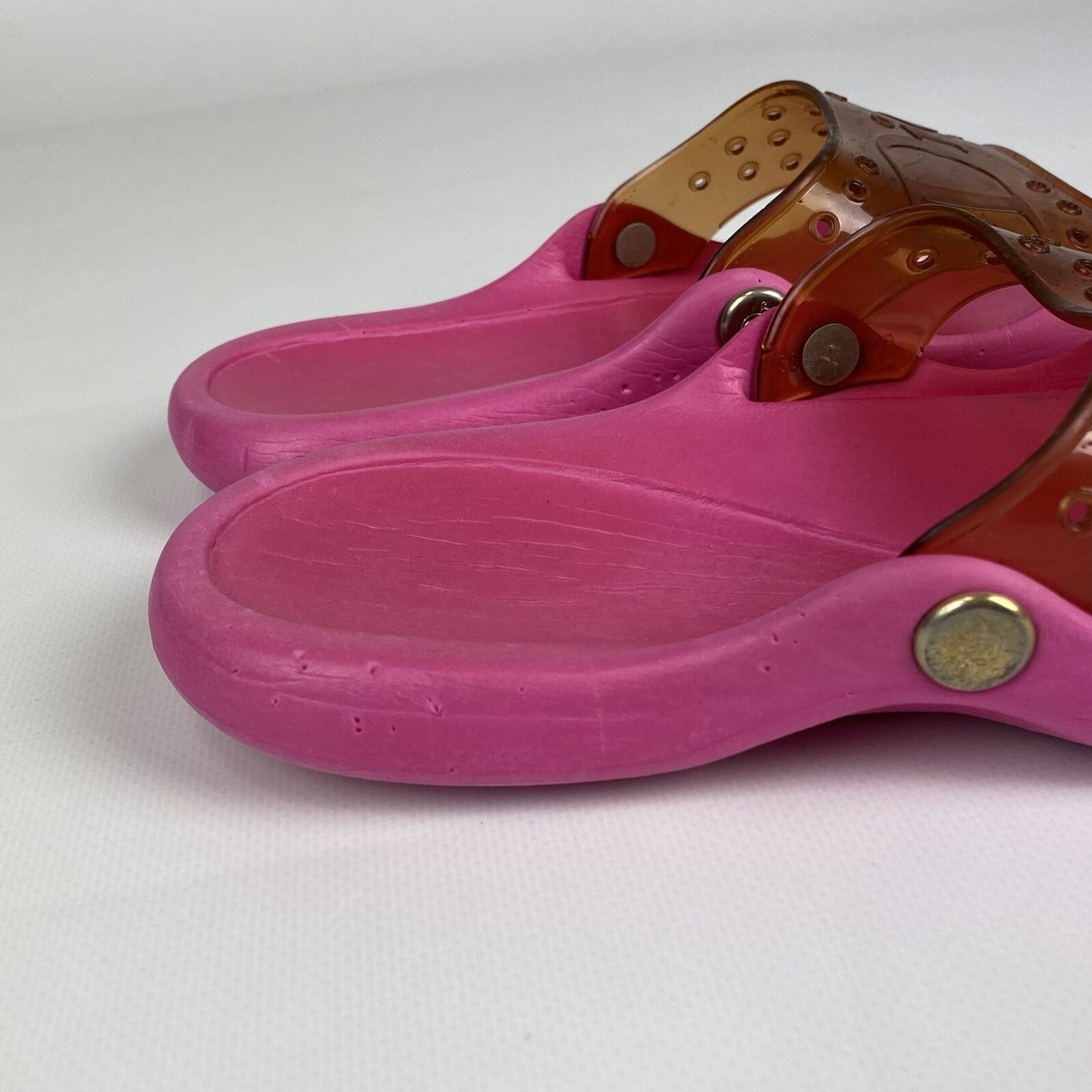 Christian Dior Vintage slides original women's pink Made in
