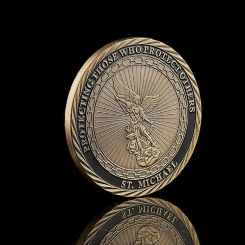 Military St Michael Enforcement Coin Law US FBI Challenge Coins Collection - Picture 10 of 10