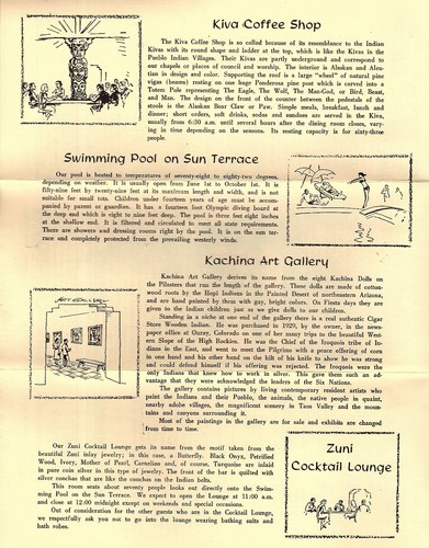 Kachina Lodge & Motel Taos New Mexico Vintage Travel Brochure/Mailer Locator Map - Picture 3 of 4